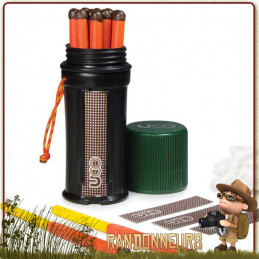 Kit grandes Allumettes tout temps TITAN UCO longue durée pour allumer un feu de survie bushcraft