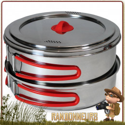 set gamelle us army cuisine inox bivouac camping rando