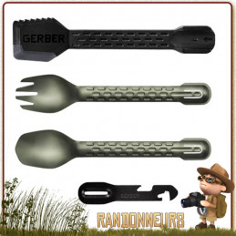 May - Couteau Suisse Couvert - Couteau de Camping - Outil Multifonction -  Couteau de Poche avec Fourchette et Cuiller - Couverts d'Extérieur Pliables  - Couteau Pliant : : Cuisine et Maison