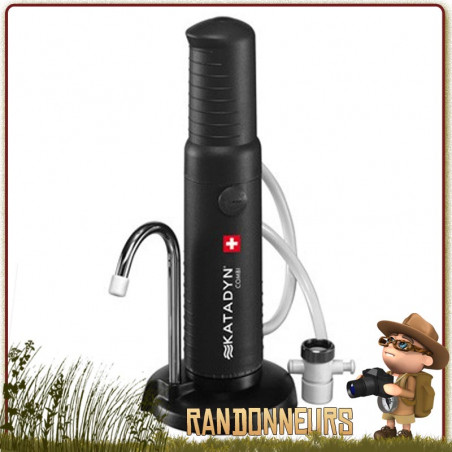 Filtration 0,2 Micron Céramique Filtre à Eau Katadyn Pocket - Céramique 0.2 Micron - 50 000 Litres - Camping Randonnée Urgence Filtre Eau Camping Randonnée