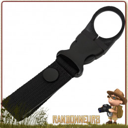 Clip Porte Bouteille Molle sac tactique ou Ceinture Rothco pour accrocher votre bouteille d'eau en randonnee