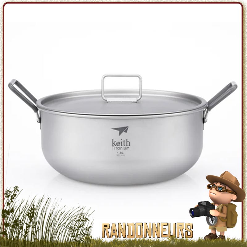 Casserole camping 2.5L revêtement céramique de MSR - Achat de popotes