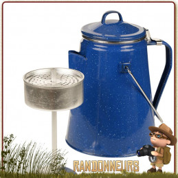 Tentock Bouilloire de Camping en Aluminium Ultraléger Theiere Cafetiere  Portable Bouilloire 1L avec Poignée Pliable Chauffage Rapide Batterie de