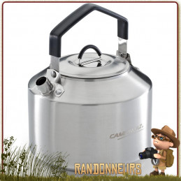 Bouilloire Inox 150 cl Campingaz robuste bivouac camp bushcraft