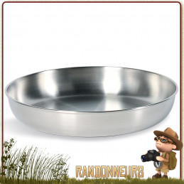 Assiette camping plastique diamètre 17cm non toxique non