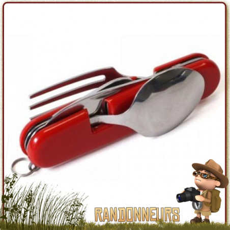 Couteau Multifonction Rouge Camping – Couverts De Cuisine Outdoor