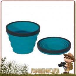 Mug pliable plastique souple 48 cl pour randonner léger, silicone sans bpa trekking ultra léger et incassable