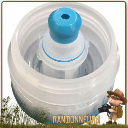 préfiltre steripen 40 microns pour gourde de type Nalgene grande ouverture permet de filtrer l'eau de ses sédiments