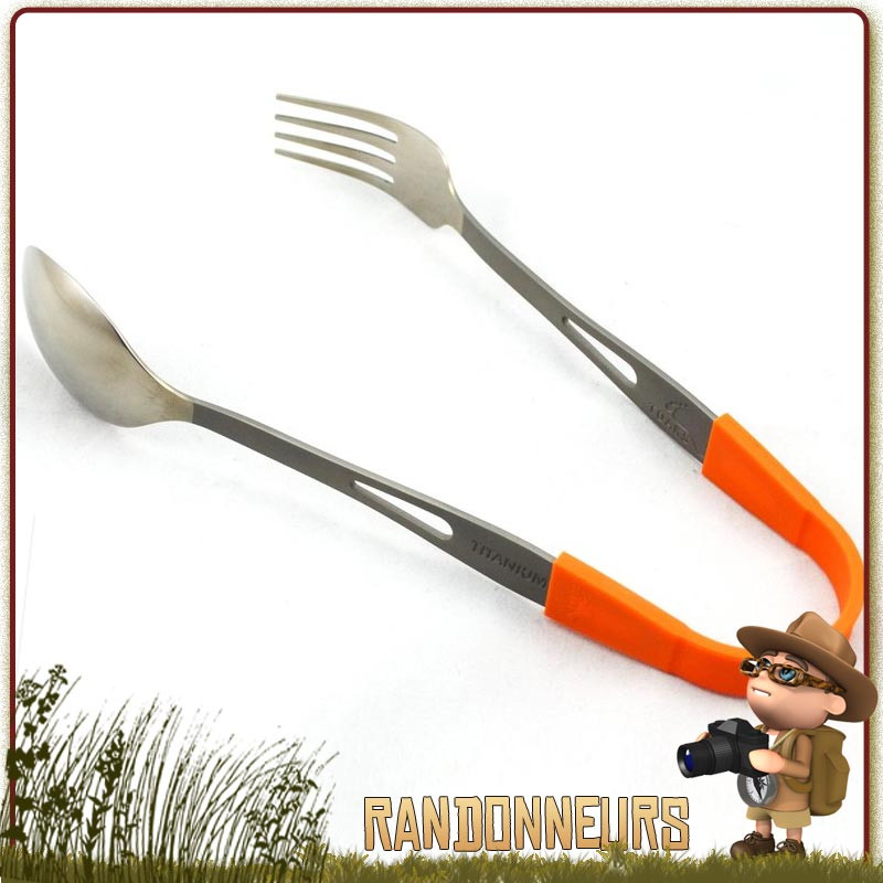 Cuillere Long Manche rétractable Optimus pour sachet repas lyophilisés