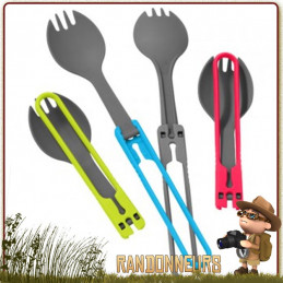 Spork camping et randonnée légère MSR. En plastique très résistant et ultra léger pour les randonneurs