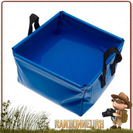 Bassine pliable en silicone pour les bateaux, camping-car & camping