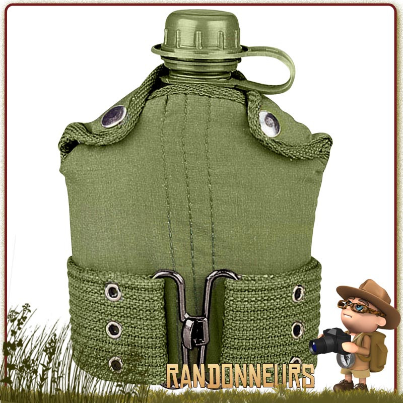 Set Gourde Armée US type GI's Rothco OLIVE