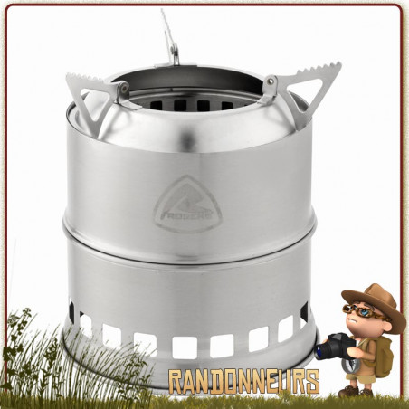 Réchaud Bois LumberJack ROBENS randonnée bushcraft Rechaud vargo firebox grill Randonner Leger Réchaud Grill