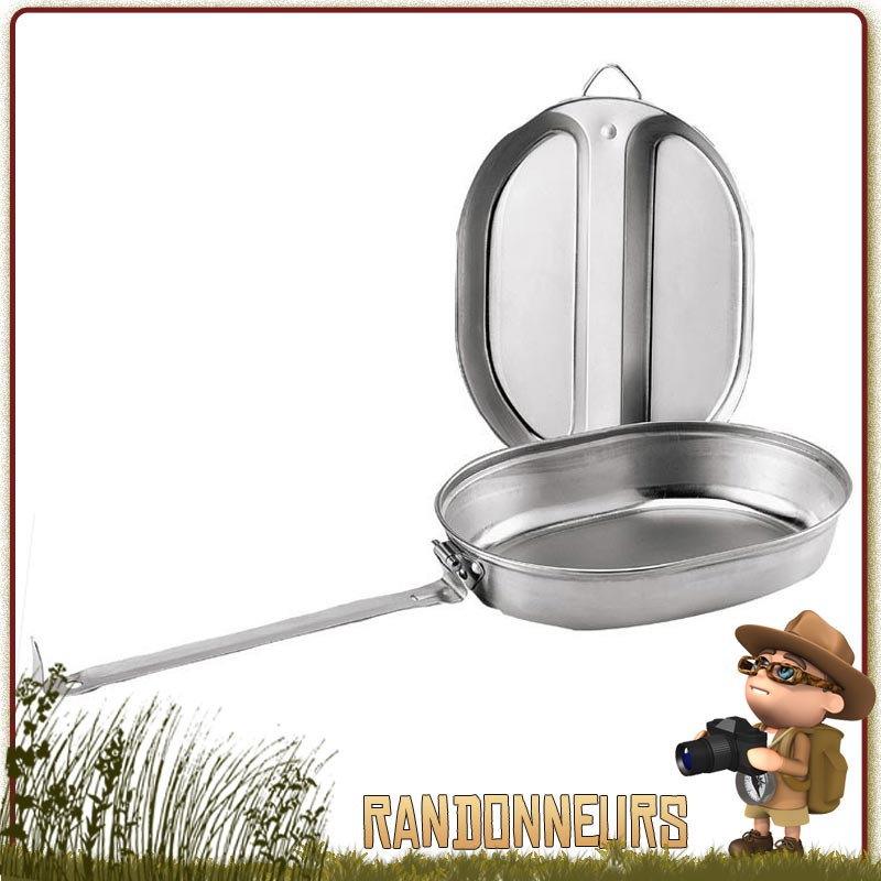 Popote Cantine Inox Rothco usage militaire bivouac bushcraft