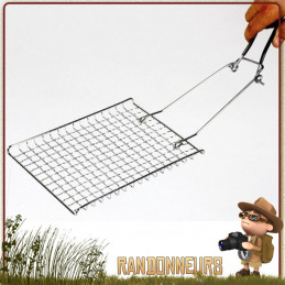 CampFeuer Barbecue pliable en acier inoxydable | 22 x 20,5 x 27 cm |  Barbecue pliant | Barbecue de camping pour randonnée et extérieur |  Barbecue