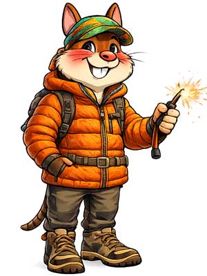 Allume-feu pour réchaud avec briquet tempête, firesteel et allumettes de survie