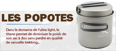 Popotes Ultra légères de trekking