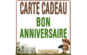 
			                        			Carte Cadeau BON ANNIVERSAIRE